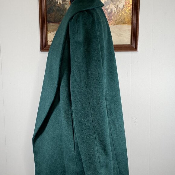 Ann Taylor Factory Wool Blend Open Front Coat Women's Small Green NWT NO BELT - Picture 2 of 15